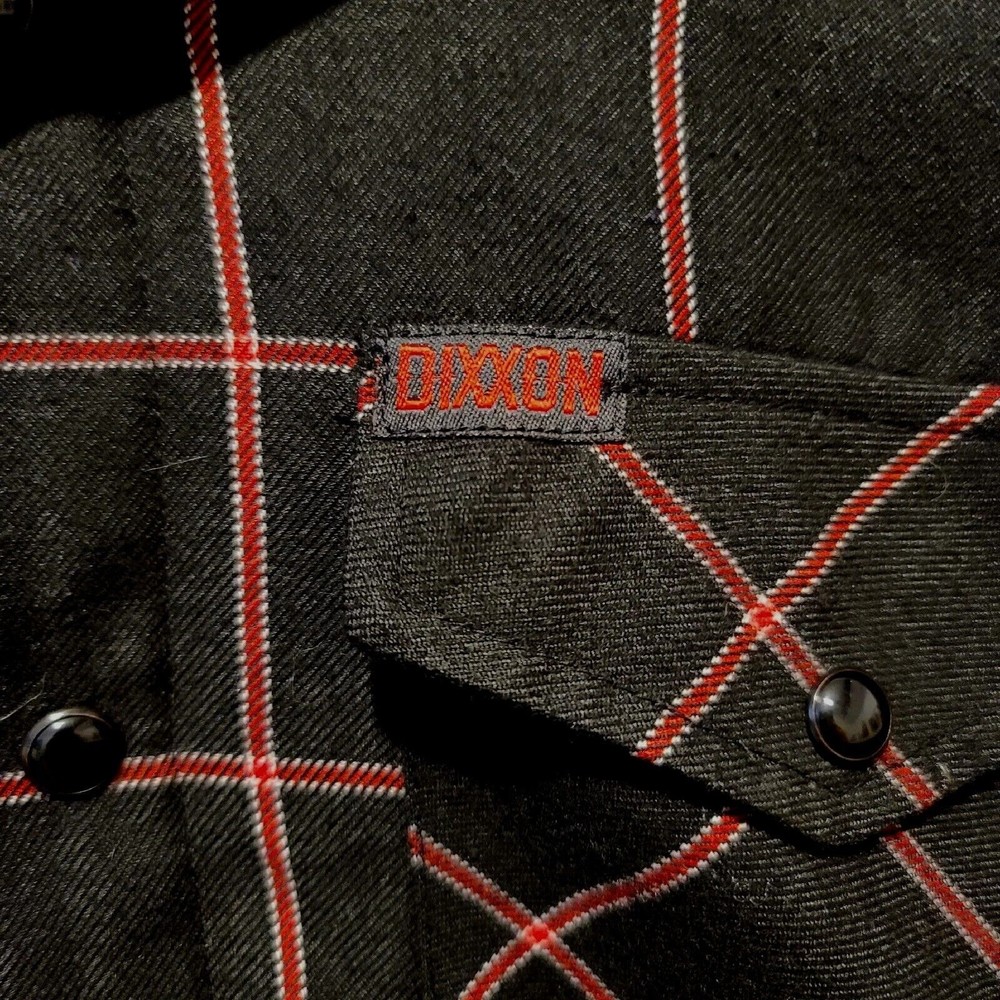 Dixxon Dxf Flannel Gridlock Snap Button Long Slee… - image 4